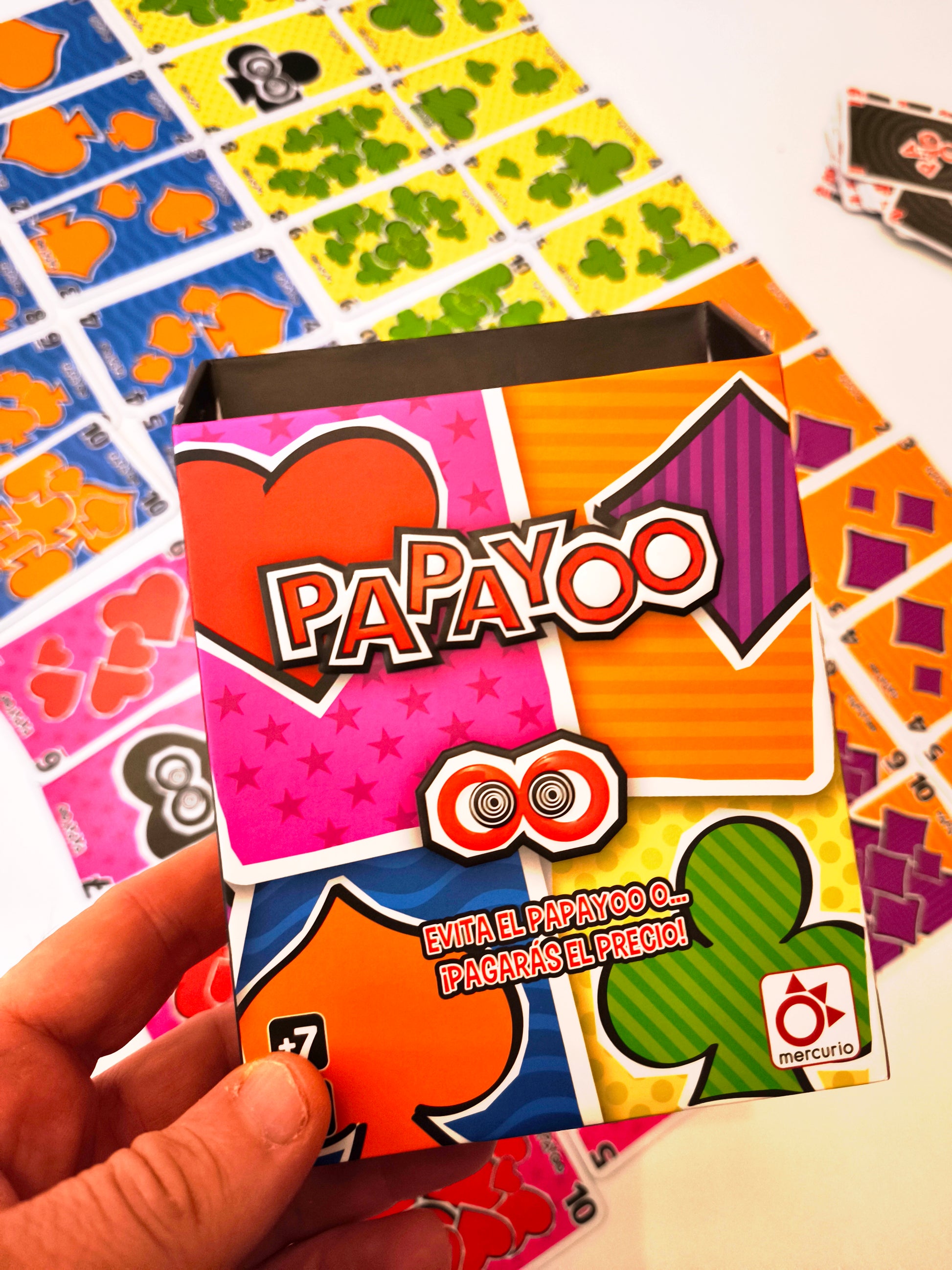 Papayoo - Juego de mesa - Mercurio - 3-8 jugadores - 7+ años - 30 min