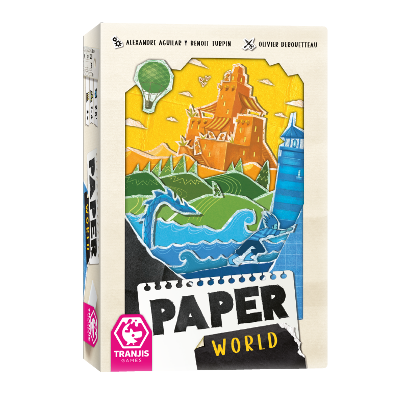 Paperworld - Juego de mesa - Tranjis - 2-4 jugadores - 8+ años - 20 min