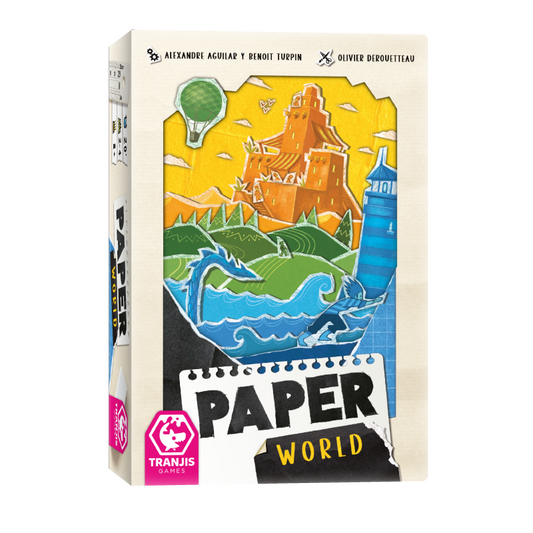 Paperworld - Juego de mesa - Tranjis - 2-4 jugadores - 8+ años - 20 min