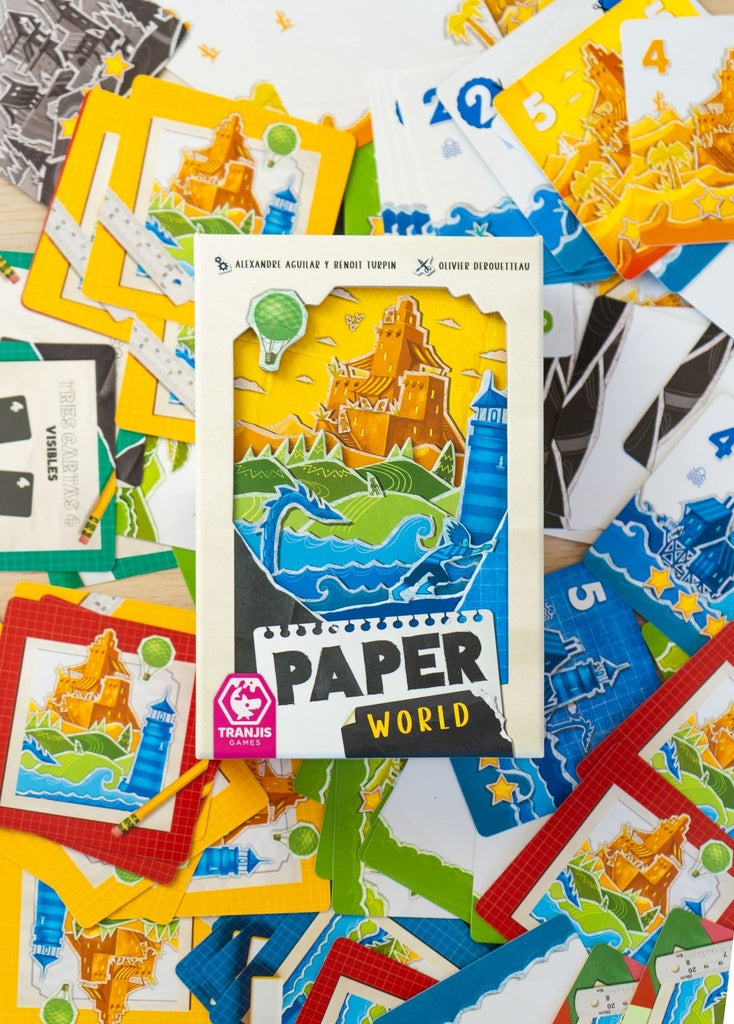 Paperworld - Juego de mesa - Tranjis - 2-4 jugadores - 8+ años - 20 min