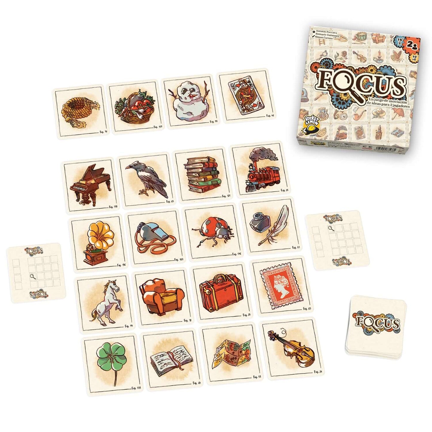 Focus - Juego de mesa - ROCKET LEMON - Desde 9 o más años Board Games