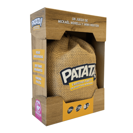 Patata Variedad Party, juego de palabras y rapidez verbal, 30 minutos, desde 10 años
