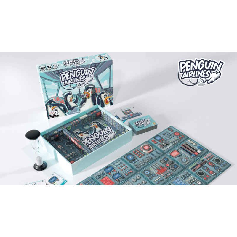 Penguin Airline - Juego de mesa - Perro Loko - Desde 9 o más años