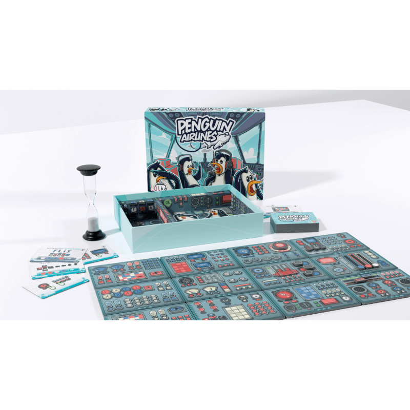 Penguin Airline - Juego de mesa - Perro Loko - Desde 9 o más años Board Games