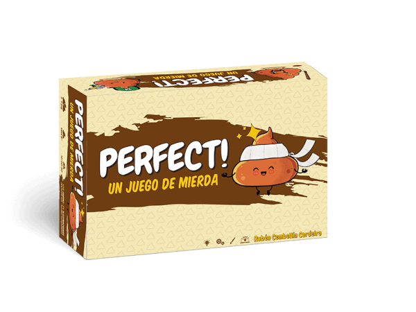 Perfect! Un juego de mierda – Cartas, ataques y humor escatológico para perder la vergüenza  8+ años · 3-9 jugadores · 10-30 minutos