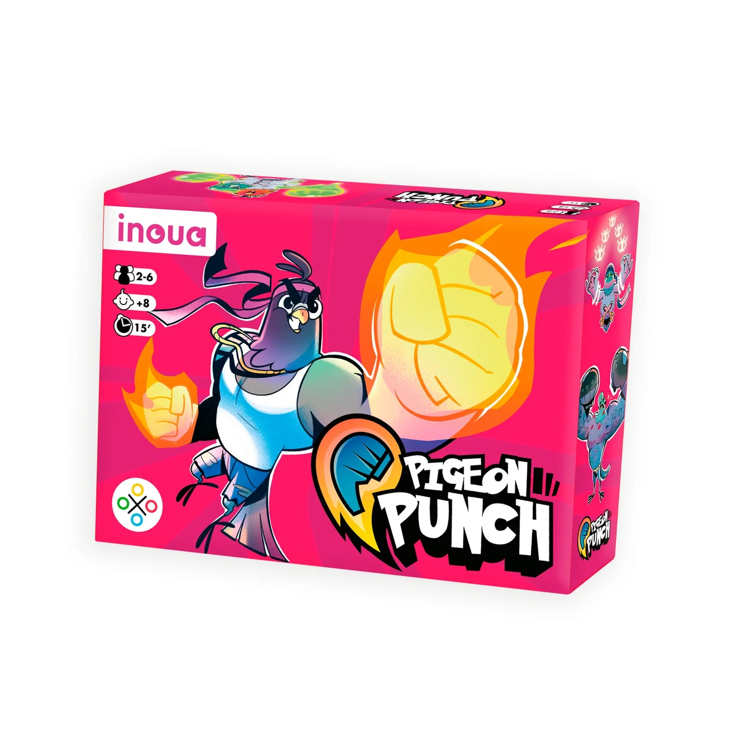 Pigeon Punch  - Juego de mesa de combate de palomos - Inoua - Desde 8 años - 2 a 6 jugadores