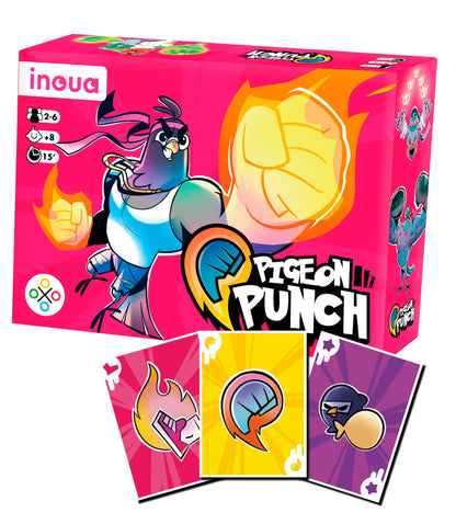 Pigeon Punch  - Juego de mesa de combate de palomos - Inoua - Desde 8 años - 2 a 6 jugadores