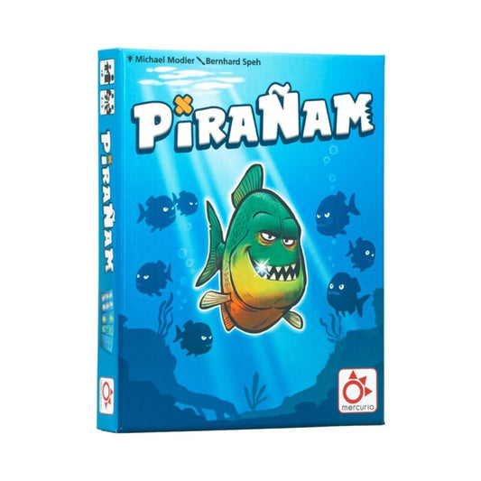 Pirañam - Juego de mesa - Mercurio - 2-5 jugadores - 8+ años - 15 min