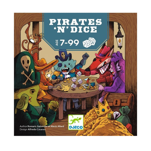 Pirates `n` Dice - Juego de mesa - Djeco - 2-6 jugadores - 7+ años - 20-30 min
