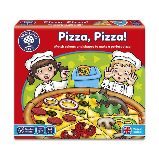 Pizza, Pizza!  Juego de asociación en inglés | 3 a 7 años | 2 a 4 jugadores | Orchard