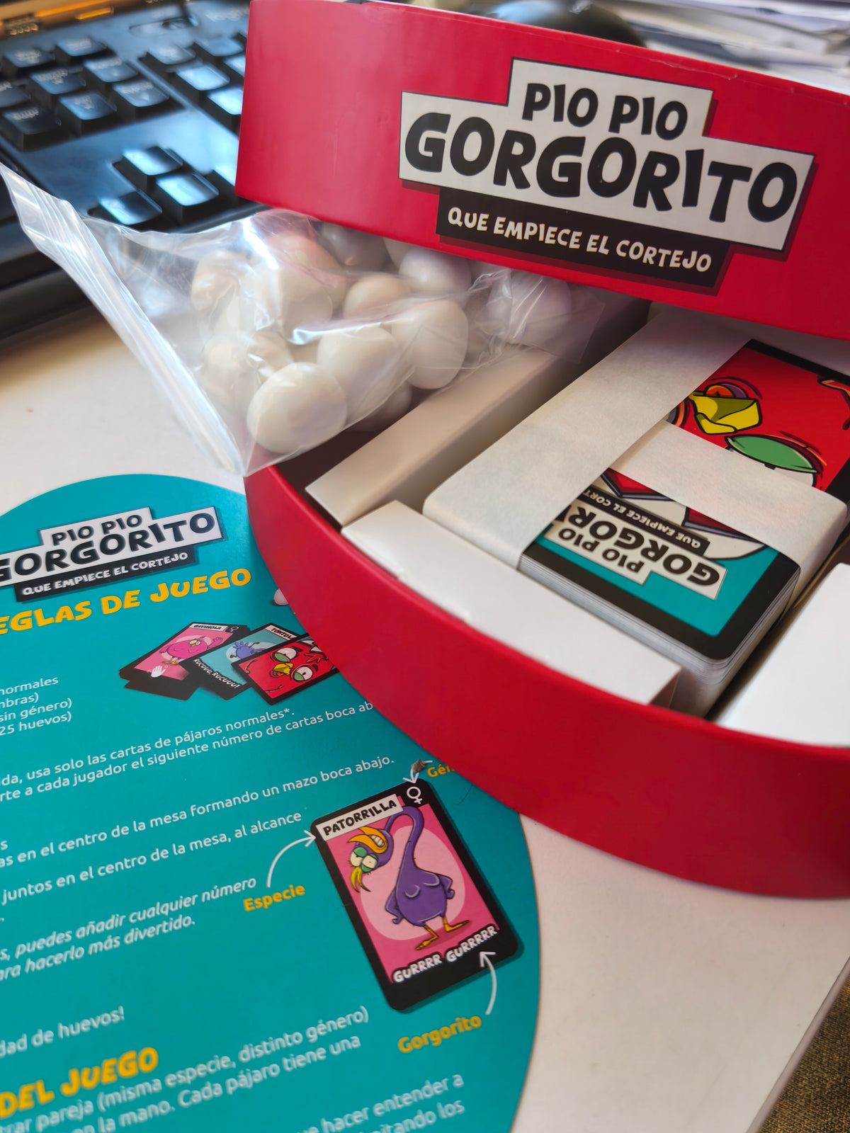 Pío Pío Gorgorito - Juego de mesa - Ludilo - 3-6 jugadores - 8+ años - 10 min