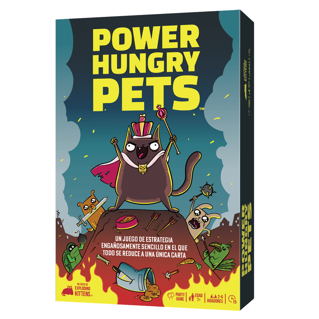 Power Hungry Pets - Juego de mesa - Asmodee - Desde 7 años