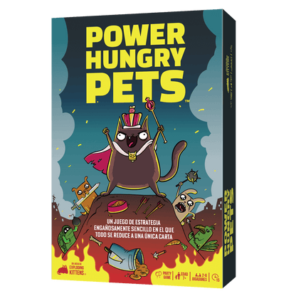 Power Hungry Pets - Juego de mesa - Asmodee - Desde 7 años