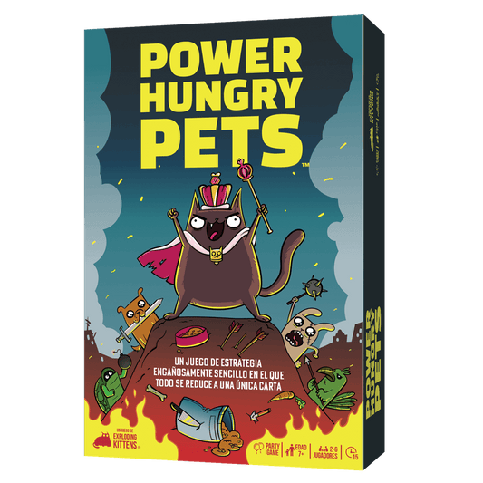 Power Hungry Pets - Juego de mesa - Asmodee - Desde 7 años
