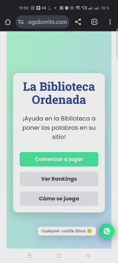 Juega Bonito: Acceso sin límite a Juegos Educativos Digitales (30 días de acceso)