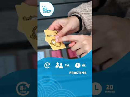 Fractime - Juego de fracciones, cálculo y memoria - 2-4 jugadores - +8 años - Old Teddy's