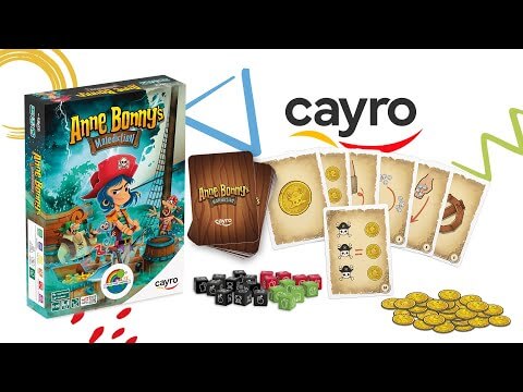 ANNE BONNY’S MALEDICTION - Juego de mesa - Cayro - Desde 8 años - De 2 a 5 jugadores