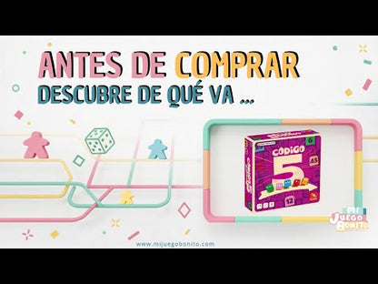 Código 5 - Juego de mesa - Ludilo - 2-4 jugadores - 8+ años - 15 min