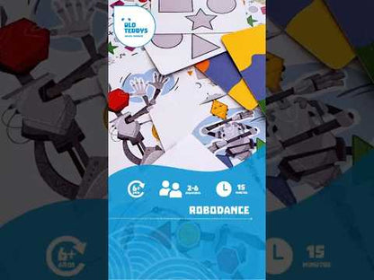 Robodance - Juego de observación, rapidez y movimiento - 2-6 jugadores - +6 años - Old Teddy's