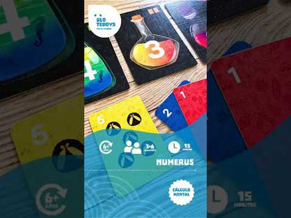 Numerus - Juego de cálculo mental, combinaciones y memoria - 2-6 jugadores - +6 años - Old Teddy's