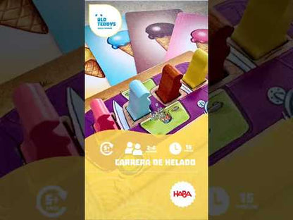 Carrera de Helado - ¿Quién se hará con el helado? - Haba - 5+ años - 2 a 4 jugadores