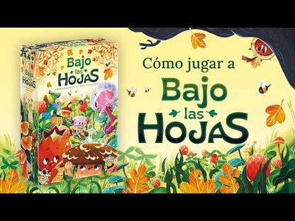 Bajo las Hojas, juego de colocación de losetas y naturaleza, 25-40 minutos, desde 8 años