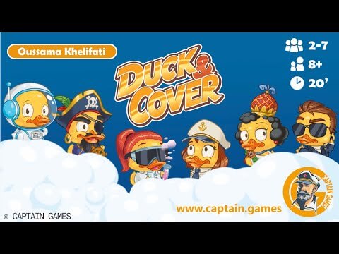 Duck and Cover - Juego de mesa - Asmodee - 8+ años - 2 a 7 jugadores
