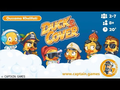 Duck and Cover - Juego de mesa - Asmodee - 8+ años - 2 a 7 jugadores