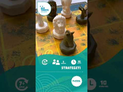 Strategeti - Juego de estrategia y lógica para 2 jugadores - +7 años - FlexiQ