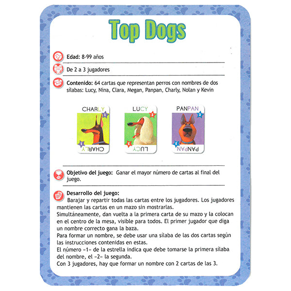 Top Dogs Juego de mesa desde los 8 años