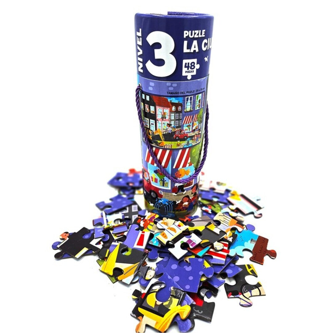 PUZLE NIVEL 3 - LA CIUDAD +5años 48pcs Toys