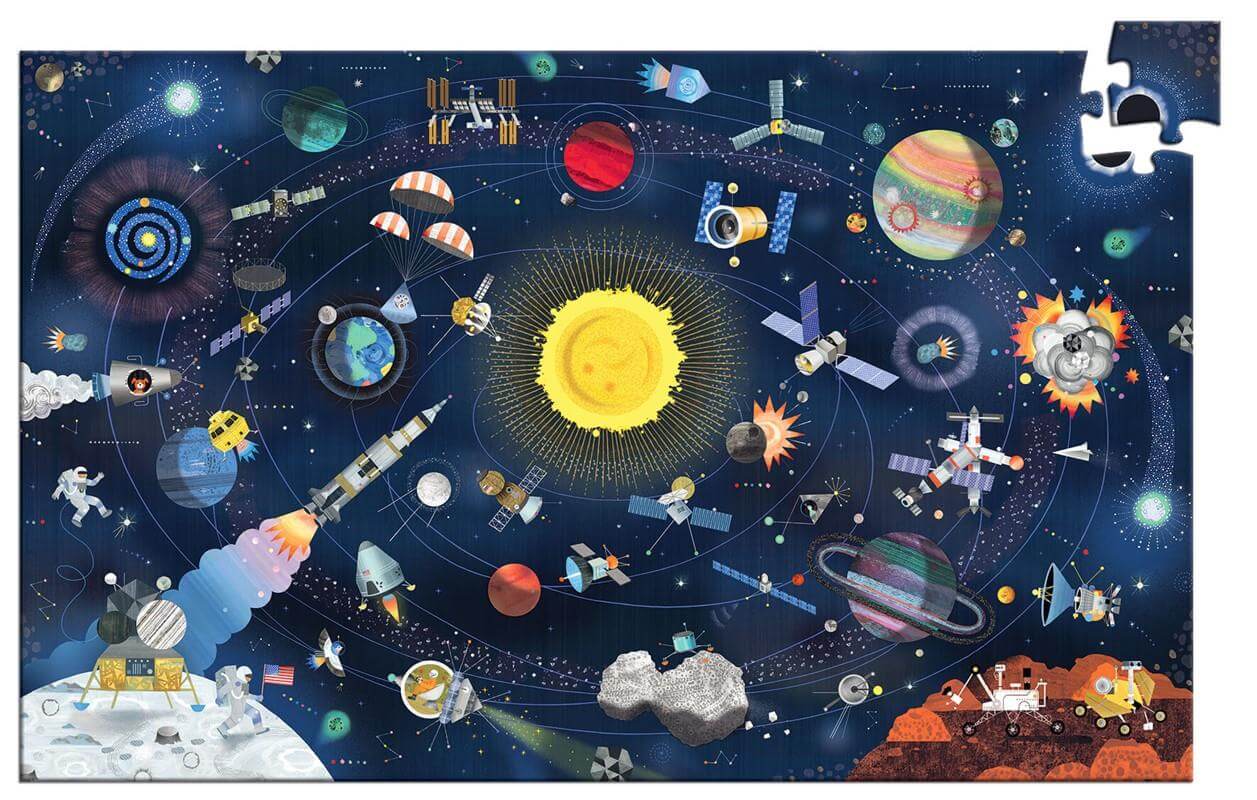 Puzzle Observación El Espacio - Djeco +6 años Jigsaw Puzzles
