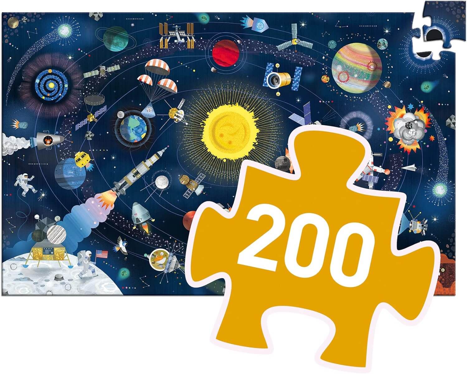 Puzzle Observación El Espacio - Djeco +6 años Jigsaw Puzzles