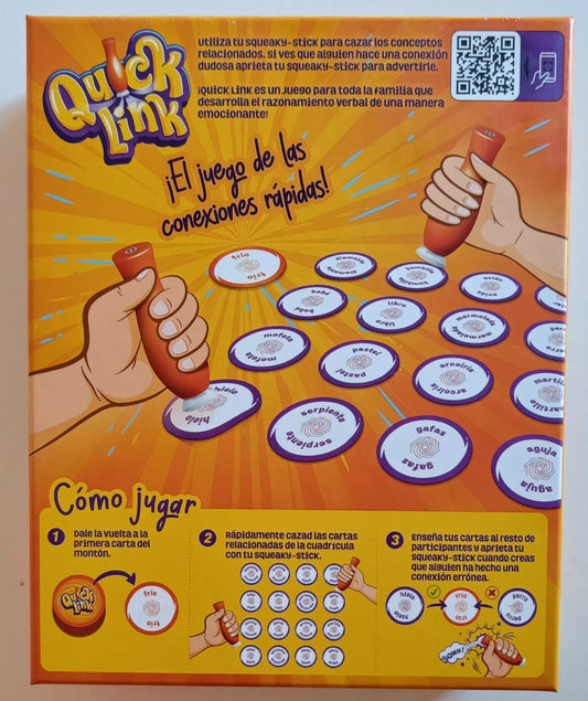 Quick Link, juego de conexiones rápidas y vocabulario, 15 minutos, desde 7 años