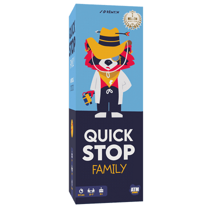 Quick Stop Family, juego de palabras y vocabulario para toda la familia, 15 minutos, desde 6 años