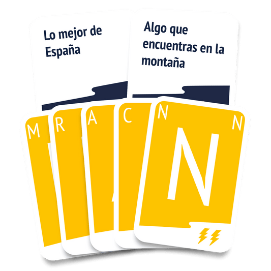 Quick Stop, juego de palabras y vocabulario por categorías, 15-30 minutos, desde 10 años