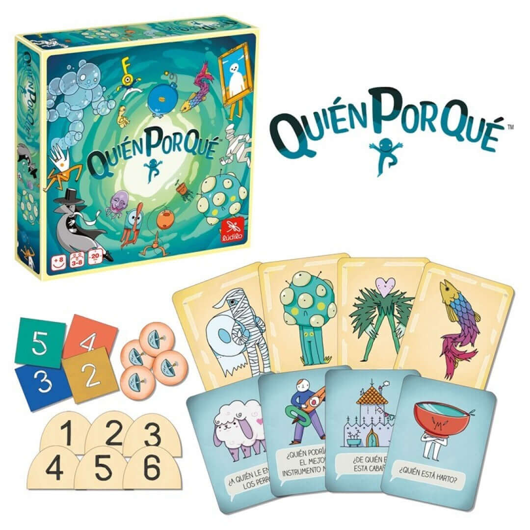 Quién Por Qué - Juego de mesa - Ludilo - Desde 8 años Board Games