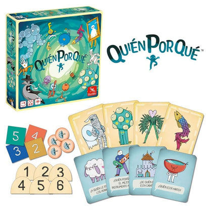 Quién Por Qué - Juego de mesa - Ludilo - Desde 8 años Board Games