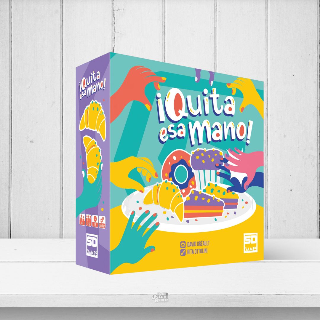 ¡Quita esa mano! - Juego de mesa - SD GAMES - 2-6 jugadores - 8+ años - 15 min