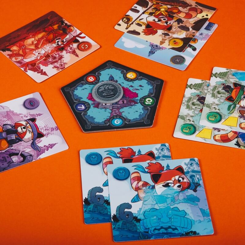 Red Panda - Juego de mesa - ROCKET LEMON - Desde 7 años Board Games