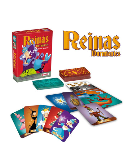 Reinas Durmientes, juego de cartas y sumas, 15 minutos, desde 8 años