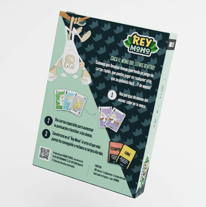 Rey Mono - Juego de mesa - Badan - Desde 8 años - 2 a 8 jugadores