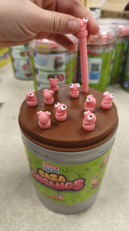 Caza gusanos - Memoria, cálculo y diversión en acción - FALOMIR - Desde 4 años - 2 a 6 jugadores