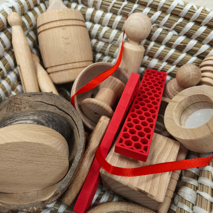 Cesto del tesoro 20 pcs + cesta Oxfam -Mi Juego Bonito