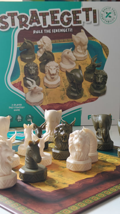 Strategeti - Juego de estrategia y lógica - Flexiq - 7+ años - 2 jugadores