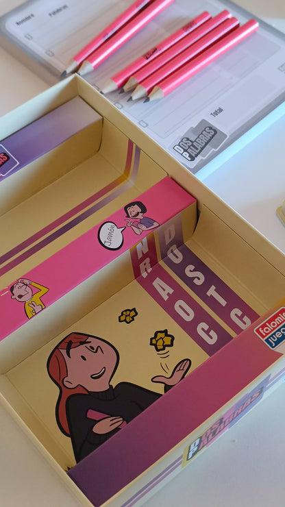 DOS PALABRAS - Falomir - Juego de Cartas, Palabras y risasn - 2 a 6 Jugadores · 15 min · 9+ años