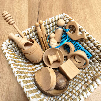 Cesto del tesoro 20 pcs + cesta Oxfam -Mi Juego Bonito