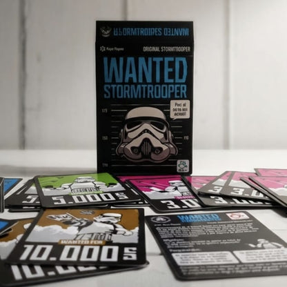 WANTED STORMTROOPER - Juego de cartas de predicción y “tienta la suerte” - Mercurio - 6+ años - De 2 a 5 jugadores