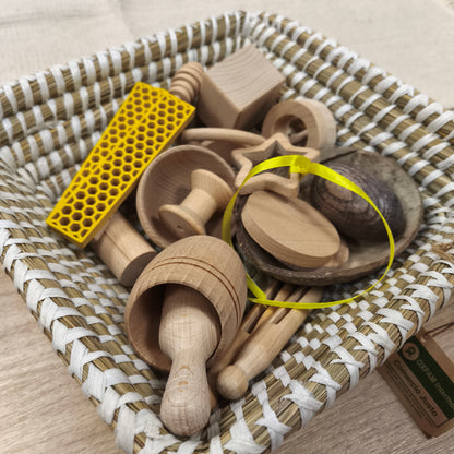 Cesto del tesoro 20 pcs + cesta Oxfam -Mi Juego Bonito