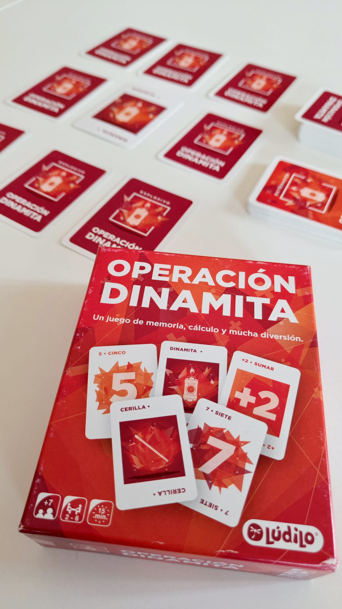 Operación Dinamita – Juego de memoria, cálculo y reflejos rápidos (7+ años · 2-6 jugadores · 15 min) · Ludilo